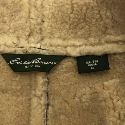 EDDIE BAUER Shearling Sheepskin Zip Jacket Size XL