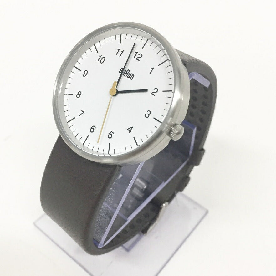 BRAUN BN0021WHBRG Quartz Watch Silver Size ONE SIZE