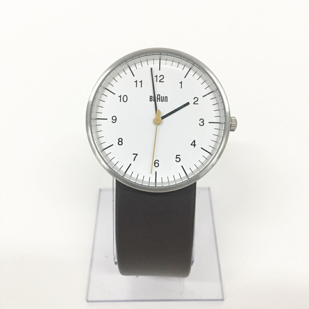 BRAUN BN0021WHBRG Quartz Watch Silver Size ONE SIZE