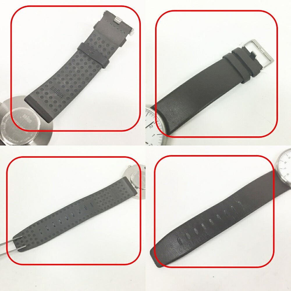 BRAUN BN0021WHBRG Quartz Watch Silver Size ONE SIZE