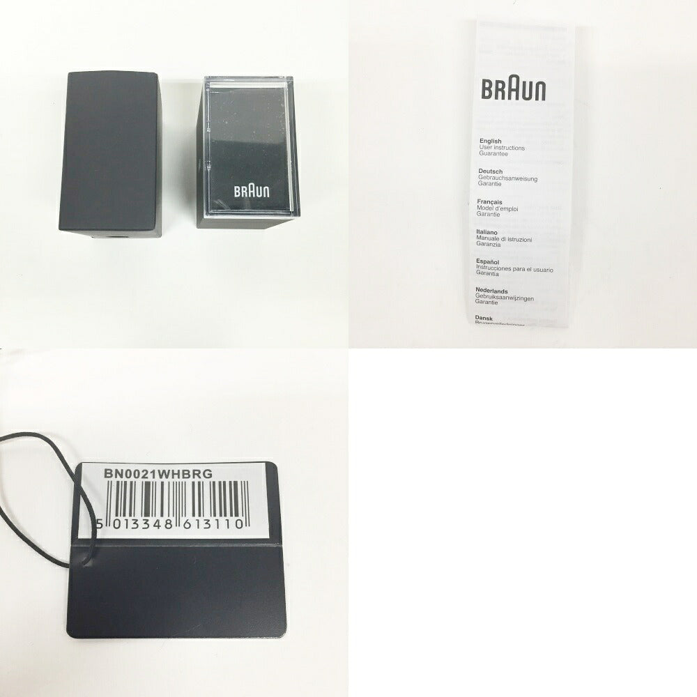 BRAUN BN0021WHBRG Quartz Watch Silver Size ONE SIZE