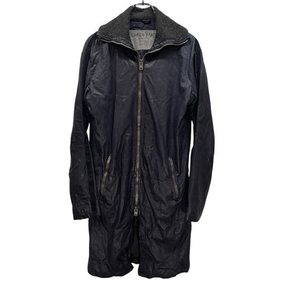GIORGIO BRATO Limited Baby Lamb Leather Zip Coat Size 44