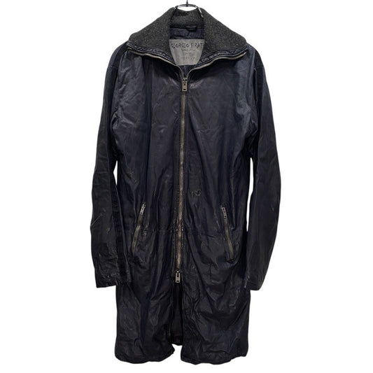 GIORGIO BRATO Limited Baby Lamb Leather Zip Coat Size 44