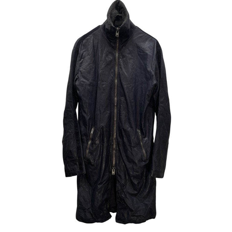 GIORGIO BRATO Limited Baby Lamb Leather Zip Coat Size 44