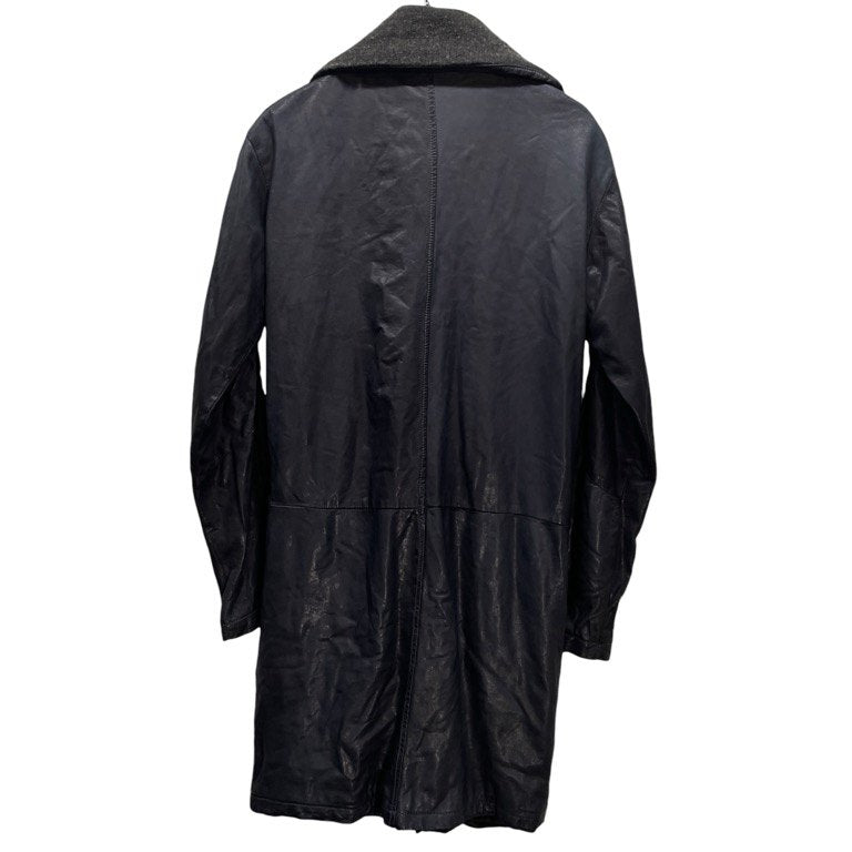 GIORGIO BRATO Limited Baby Lamb Leather Zip Coat Size 44