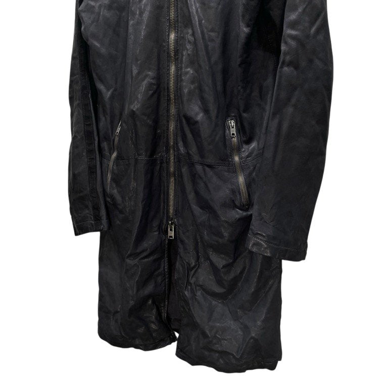 GIORGIO BRATO Limited Baby Lamb Leather Zip Coat Size 44