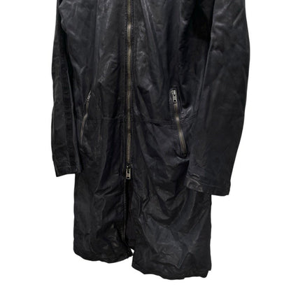 GIORGIO BRATO Limited Baby Lamb Leather Zip Coat Size 44