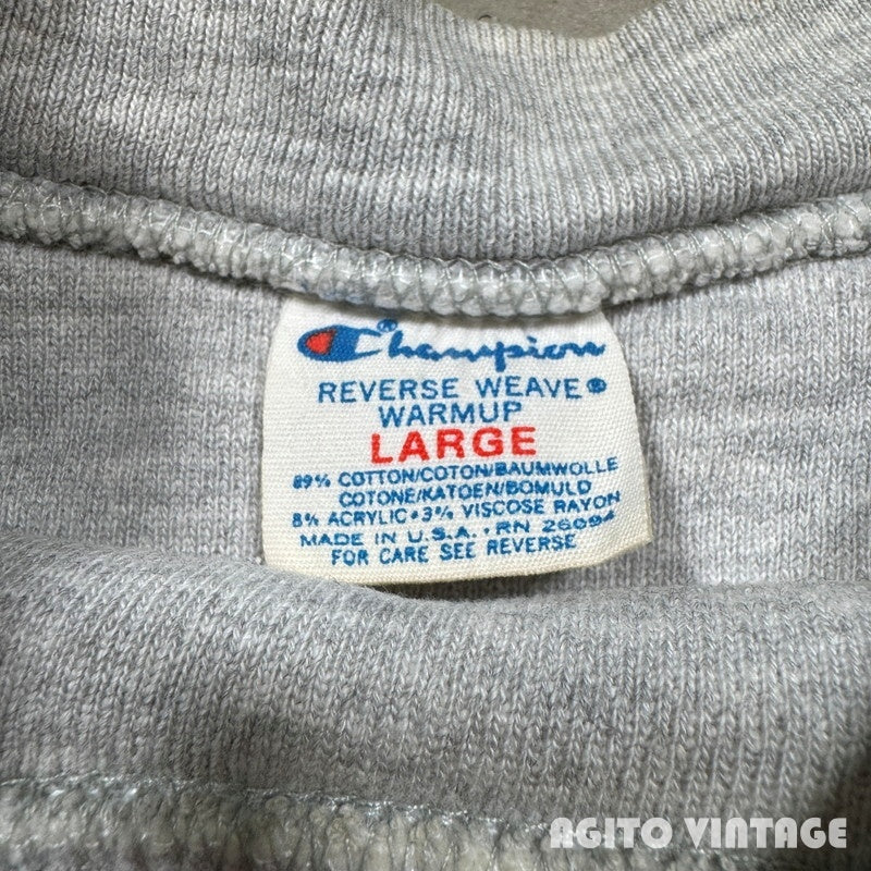 Champion 80's Reverse Weave W/F ILLINOIS Sweatshirt Size L