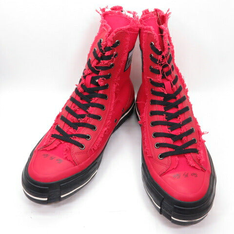 Yohji Yamamoto x XVESSEL HN-E18-059 High-Top Red Sneakers