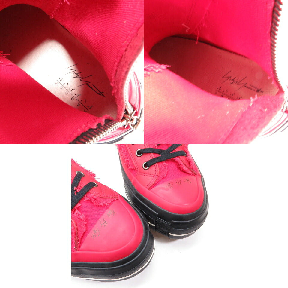 Yohji Yamamoto x XVESSEL HN-E18-059 High-Top Red Sneakers