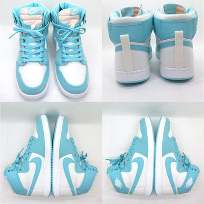 NIKE AIR JORDAN 1 KO High Bleached Aqua/White Sneakers