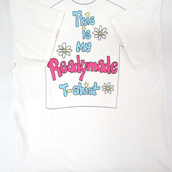READYMADE "THIS IS MY T" Graphic T-Shirt White Size L
