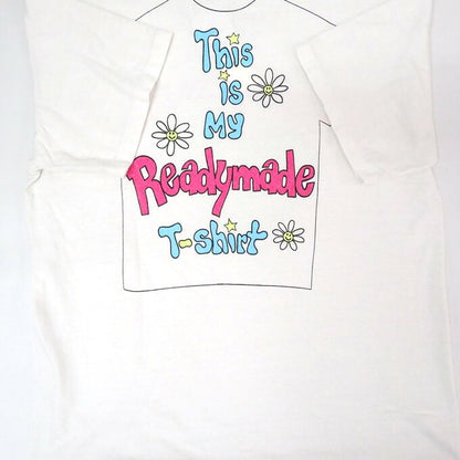 READYMADE "THIS IS MY T" Graphic T-Shirt White Size L