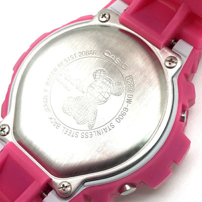 G-SHOCK Post Pet Momo Pink White 3-Eye Watch Size ONE SIZE