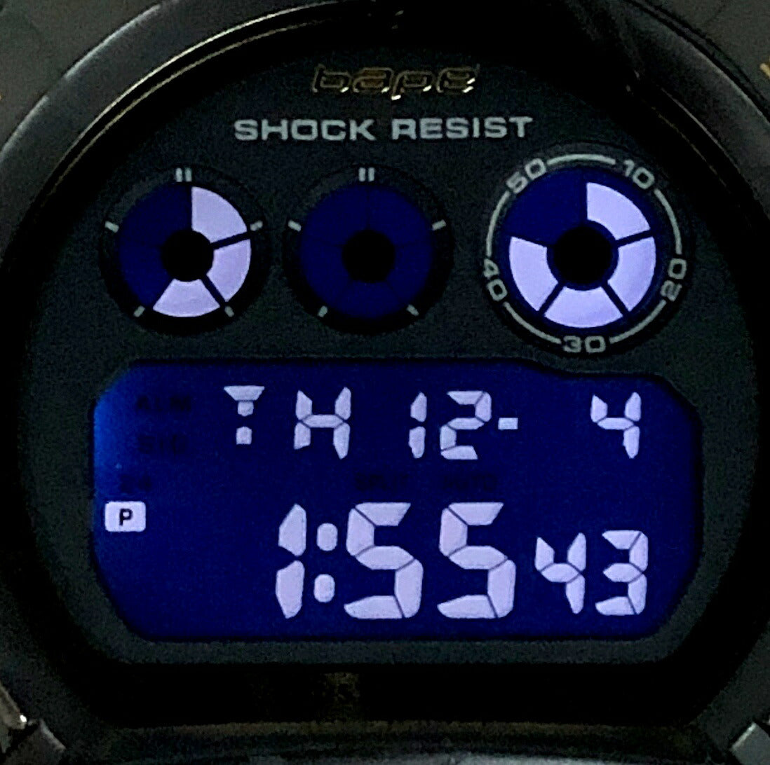 G-SHOCK BAPE 30th Anniversary Metal ONE SIZE Watch Size ONE SIZE