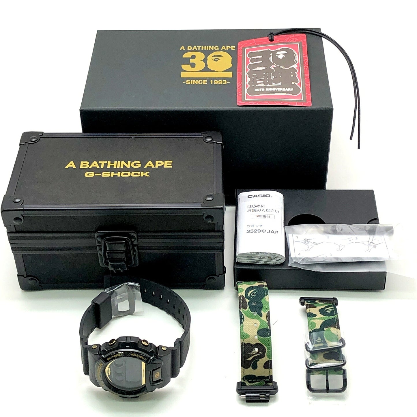 G-SHOCK BAPE 30th Anniversary Metal ONE SIZE Watch Size ONE SIZE