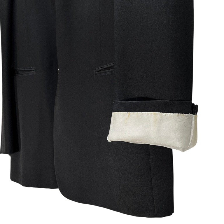 Yohji Yamamoto CDH Black Gabardine 3B Coat Size 3