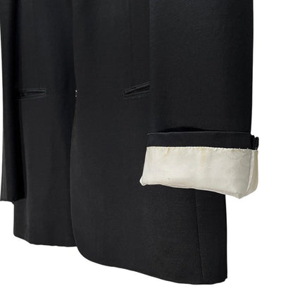 Yohji Yamamoto CDH Black Gabardine 3B Coat Size 3