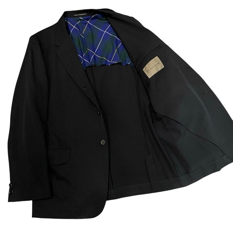 Yohji Yamamoto Pour Homme Wool Gabardine 3B Blazer Size 3
