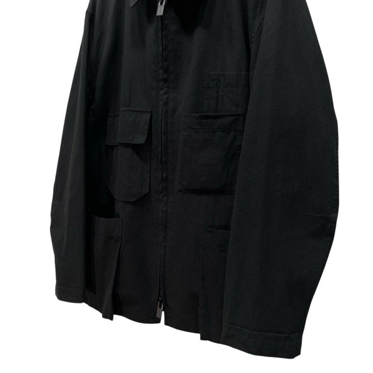 Y's for men 25SS Cotton Linen Zip Jacket Black Size 2