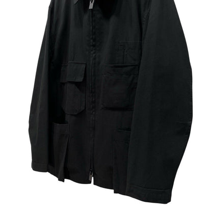 Y's for men 25SS Cotton Linen Zip Jacket Black Size 2