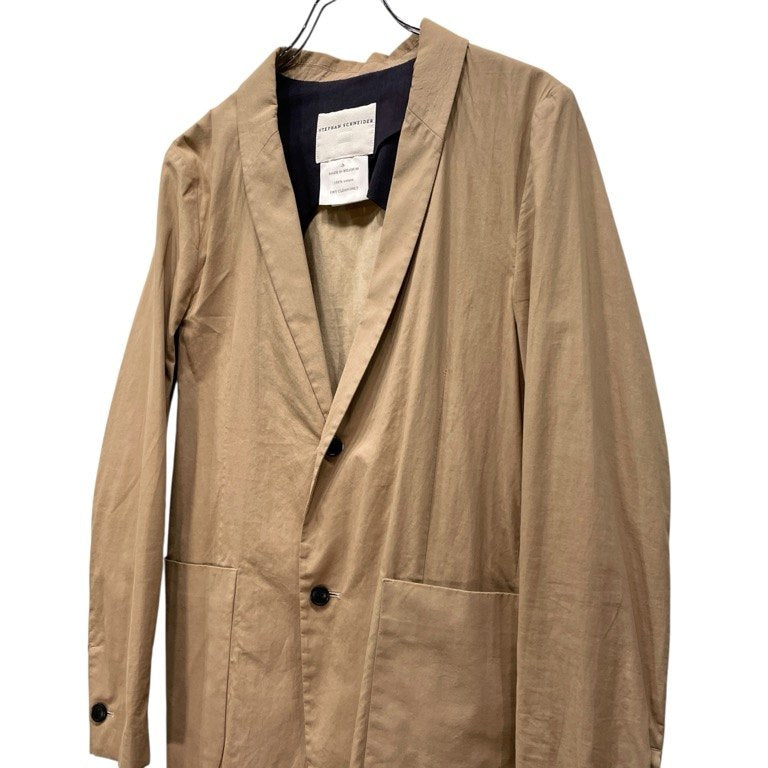 STEPHAN SCHNEIDER Cotton Broadcloth Blazer Beige Size 3