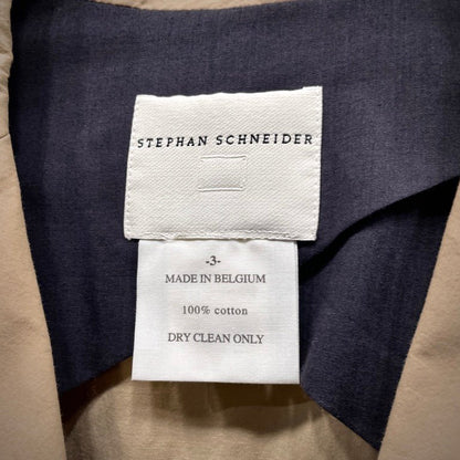STEPHAN SCHNEIDER Cotton Broadcloth Blazer Beige Size 3