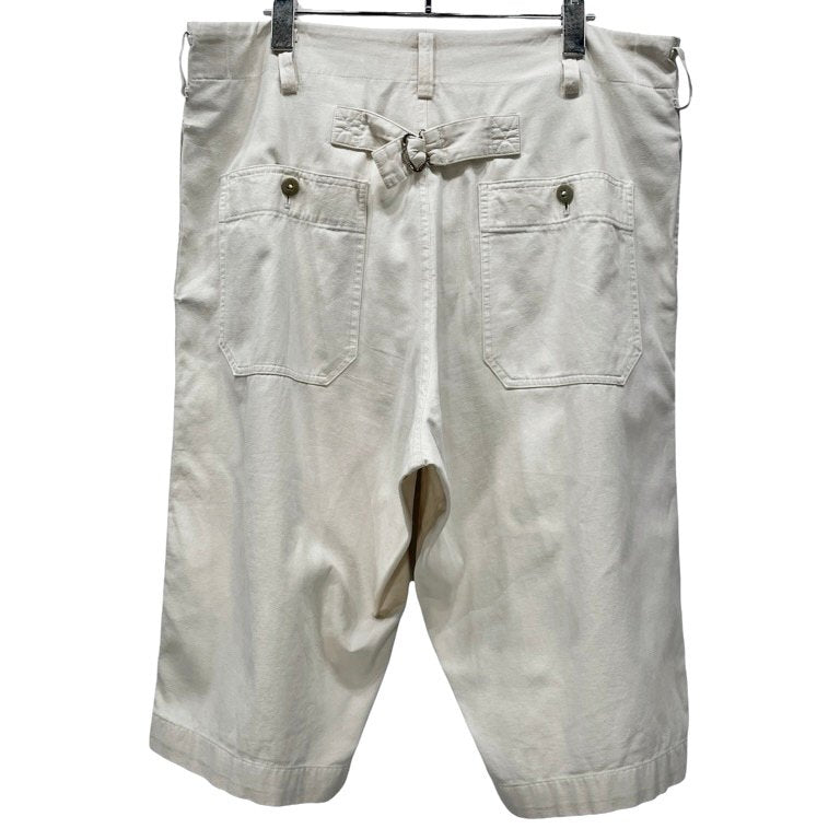 Y's for men Archive 90s Light Canvas Cinch Back Shorts Free Size
