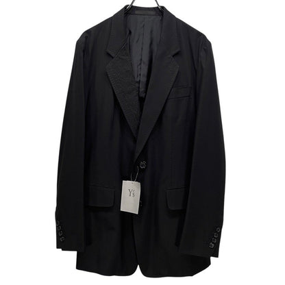 Y's for men Cotton Gabardine Lapel Embroidery Blazer Size 2