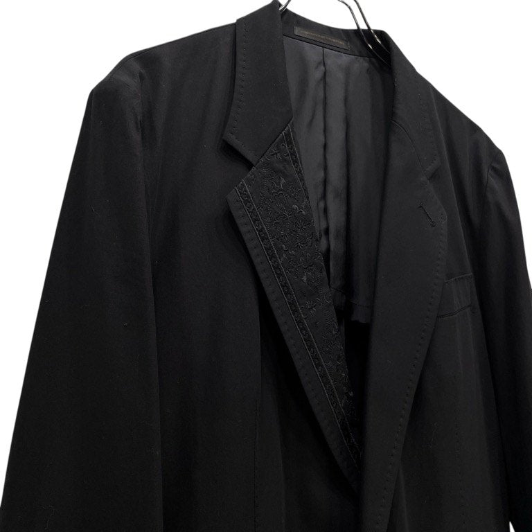 Y's for men Cotton Gabardine Lapel Embroidery Blazer Size 2