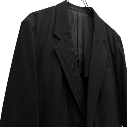 Y's for men Cotton Gabardine Lapel Embroidery Blazer Size 2
