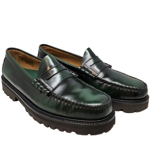 Huf G.H. Bass Collab Larson Penny Loafers Green Size 9