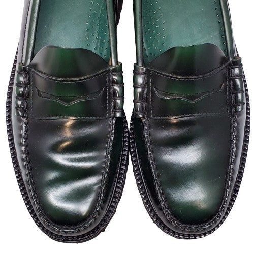 Huf G.H. Bass Collab Larson Penny Loafers Green Size 9