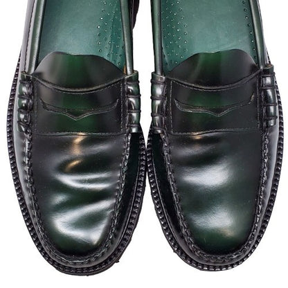 Huf G.H. Bass Collab Larson Penny Loafers Green Size 9