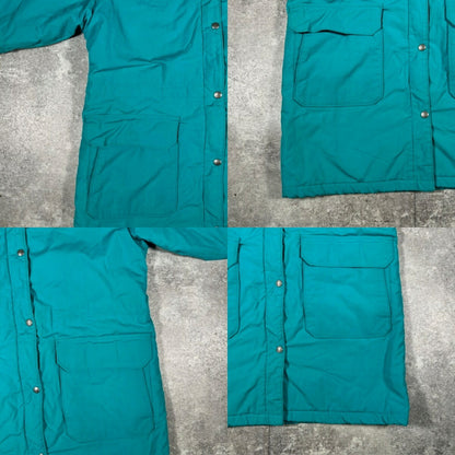L.L.Bean 80s Wool Lined Storm Coat Made in USA Size M