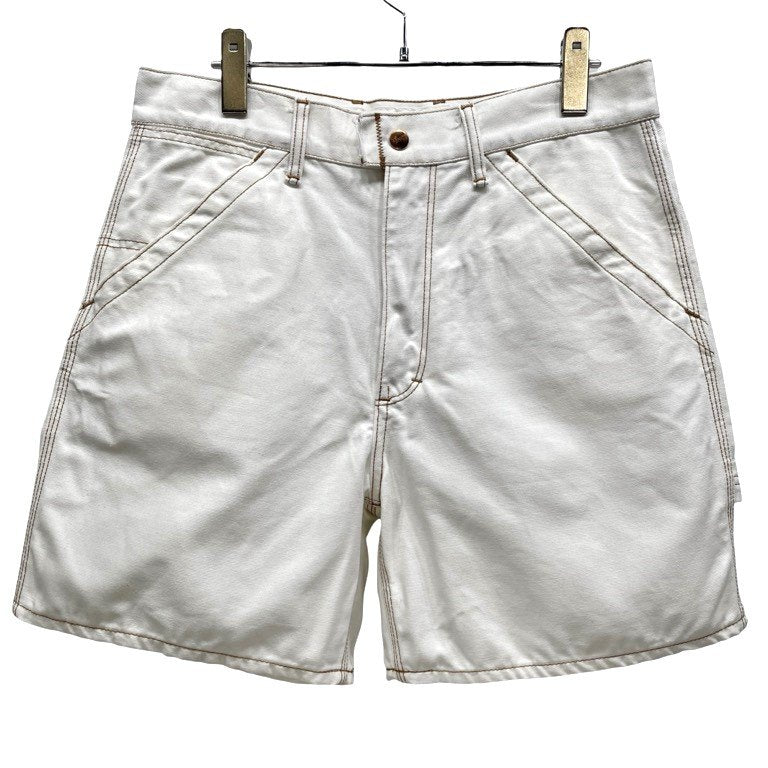 Ganryu 15SS White Cotton Canvas Painter Shorts Size M