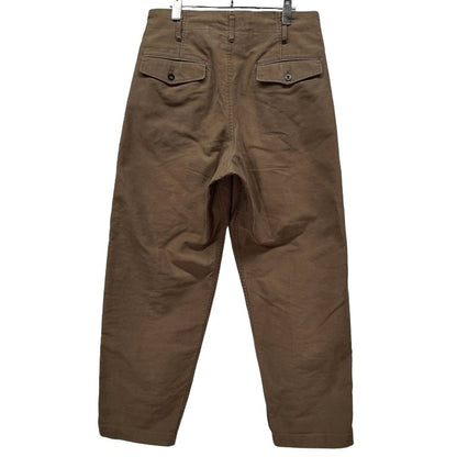 Yohji Yamamoto Moleskin Striped 3-Tuck Tapered Pants Size 2