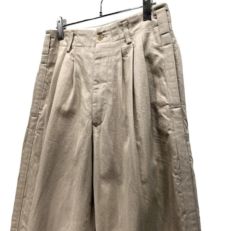 Y's for men 90s Side Stripe 3-Pleat Tapered Pants Size S