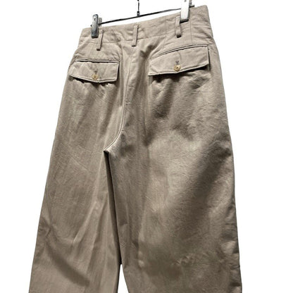 Y's for men 90s Side Stripe 3-Pleat Tapered Pants Size S