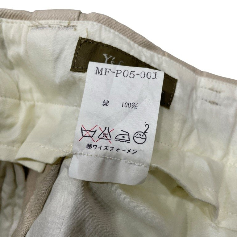 Y's for men 90s Side Stripe 3-Pleat Tapered Pants Size S