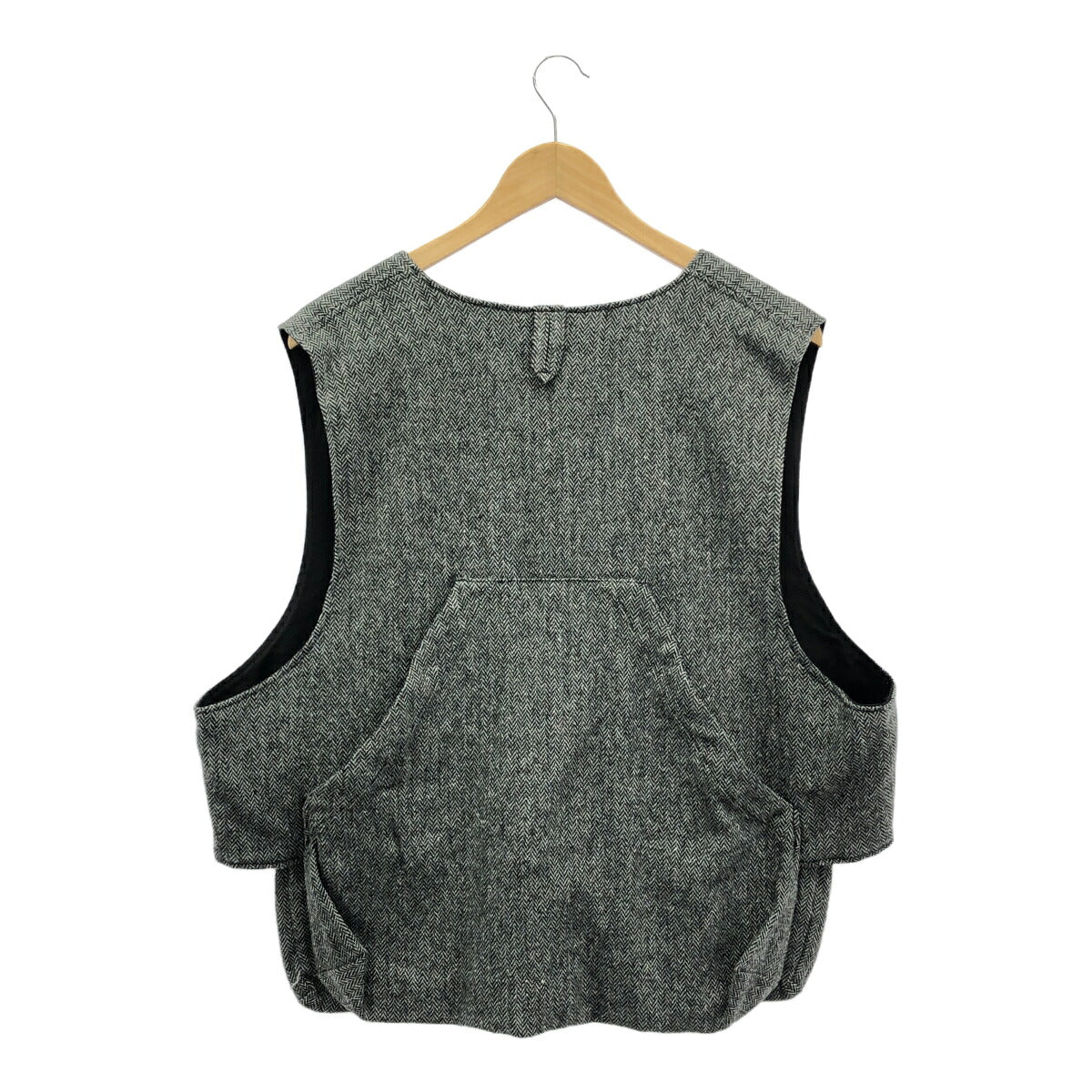 Engineered Garments Fowl Vest Poly Wool Herringbone Size L