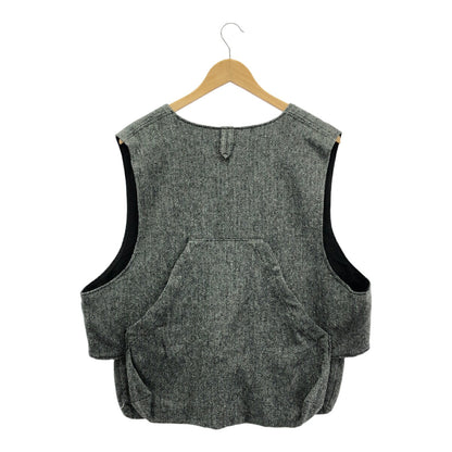 Engineered Garments Fowl Vest Poly Wool Herringbone Size L