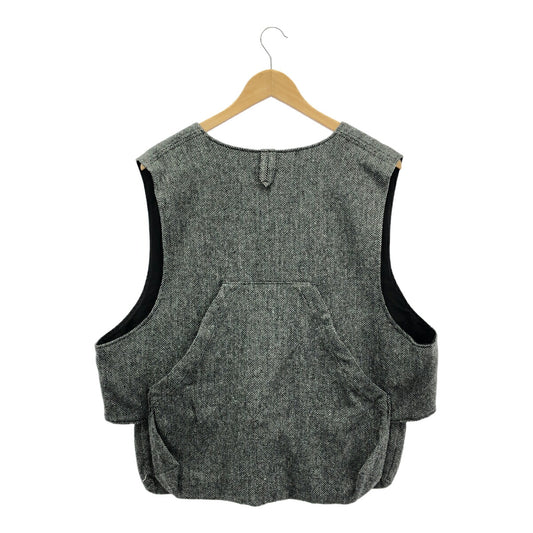 Engineered Garments Fowl Vest Poly Wool Herringbone Size L