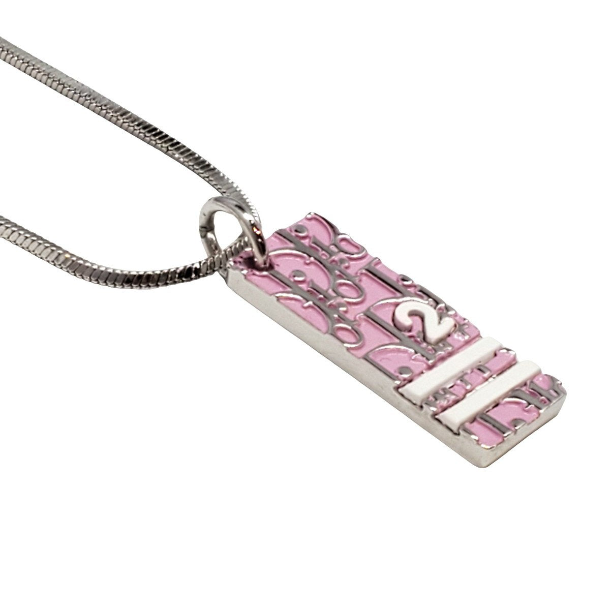 Christian Dior Trotter Silver Necklace