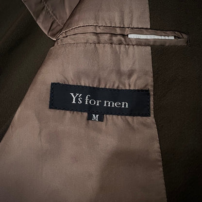Yohji Yamamoto Green Wool Rayon Archive Tailored Coat Size M