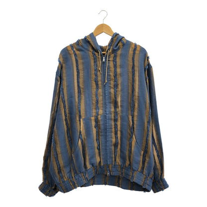 Needles 25SS Zipped Work Hoody Stripe Jacquard Size M