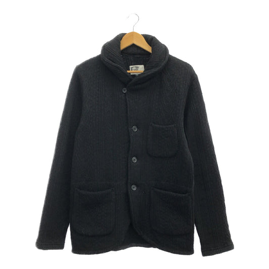 Engineered Garments Black Shawl Collar Knit Jacket Size M