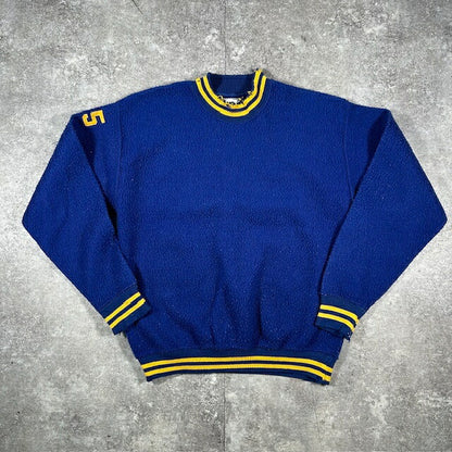 Champion 60s Vintage "CARL SANDBURG" Sweatshirt Blue Size L