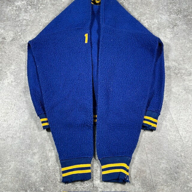 Champion 60s Vintage "CARL SANDBURG" Sweatshirt Blue Size L
