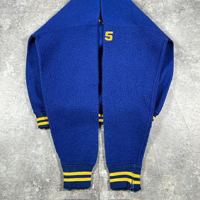 Champion 60s Vintage "CARL SANDBURG" Sweatshirt Blue Size L